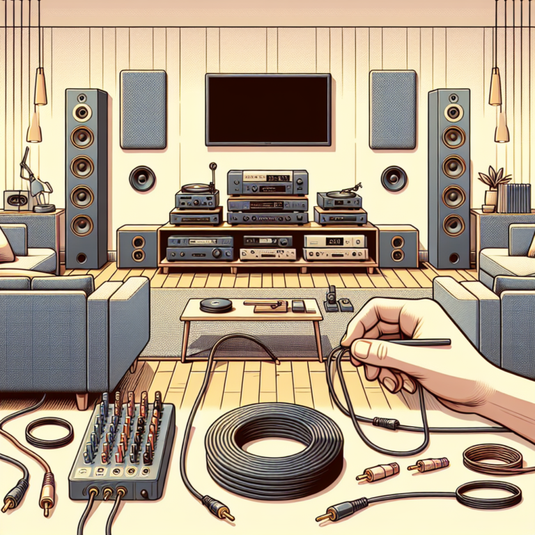  "Easy Cable Management for Home Audio