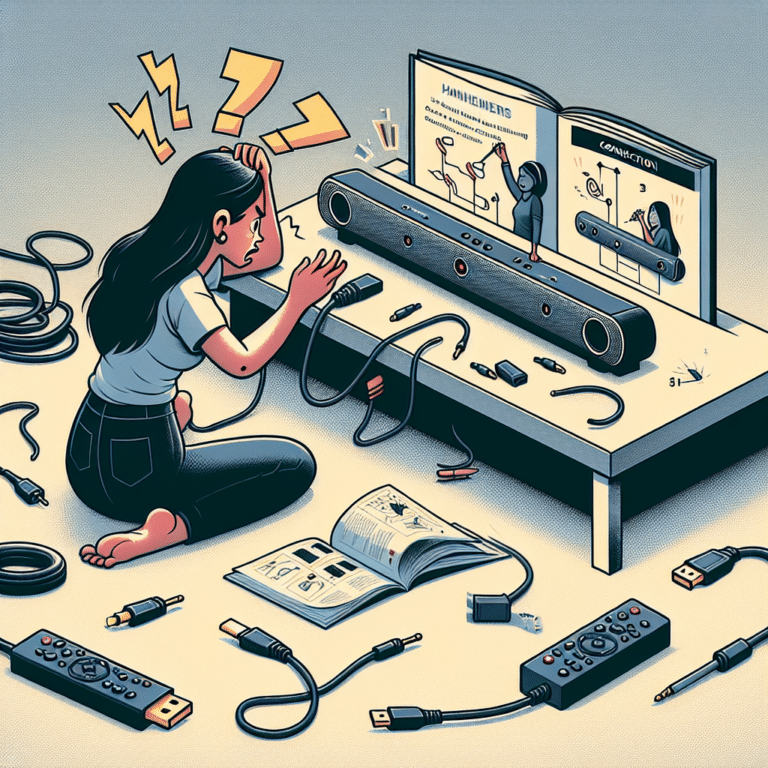 Dealing with Soundbar Connection Issues: A Newbie's Handbook