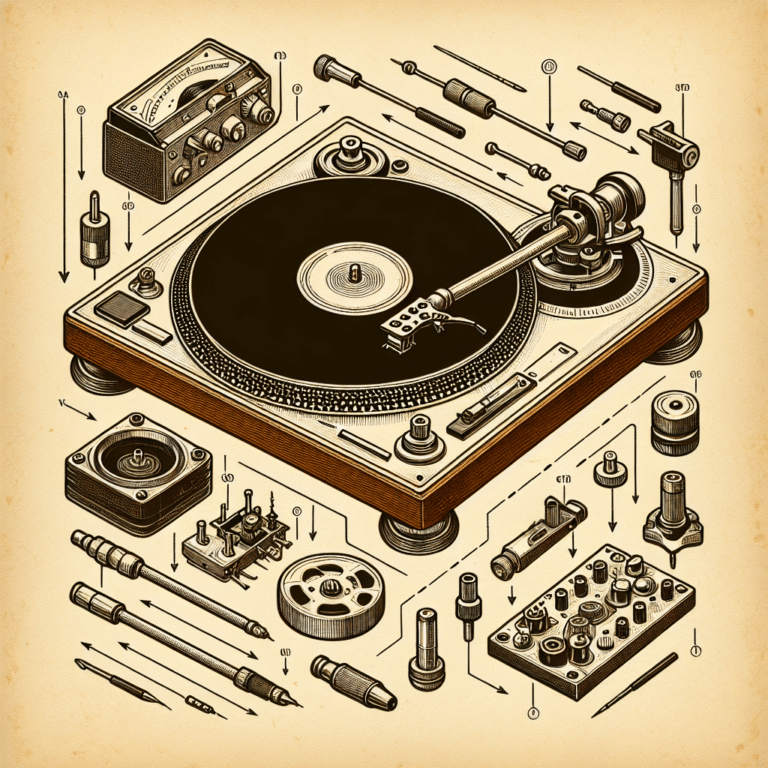 Vintage Turntable Setup Explained